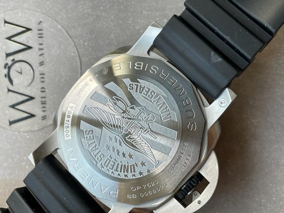 PAM1323 Y GMT VSF 1:1 Best Edition Dark Gray Dial on Black Rubber Strap P9011 - Image 13