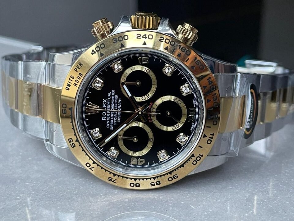 Daytona 116503 904L YG/SS Black Dial on YG/SS Bracelet BTF Asia 4130 - Image 9