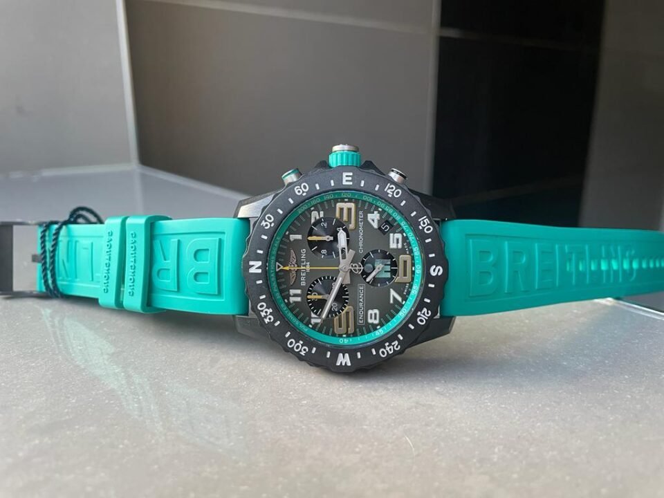 Endurance pro OGF 44mm Army gray dial tiffany Rubber Strap quartz movement - Image 9