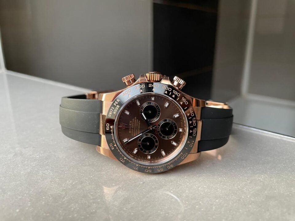 DAYTONA 116515 BTF 1:1 BEST EDITION BROWN DIAL ON OYSTERFLEX RUBBER STRAP SA4130 V2 - Image 9