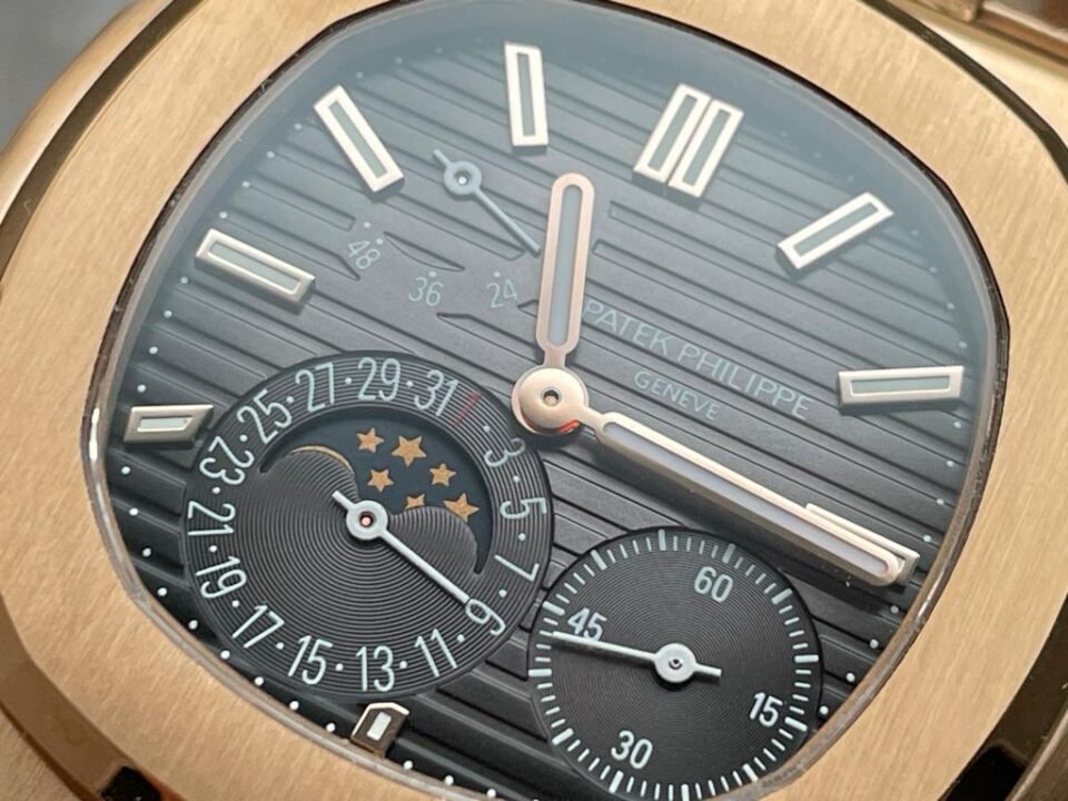 Nautilus Moon Phases 5712 RG Grey Dial on RG Bracelet PPF A240 - Image 8