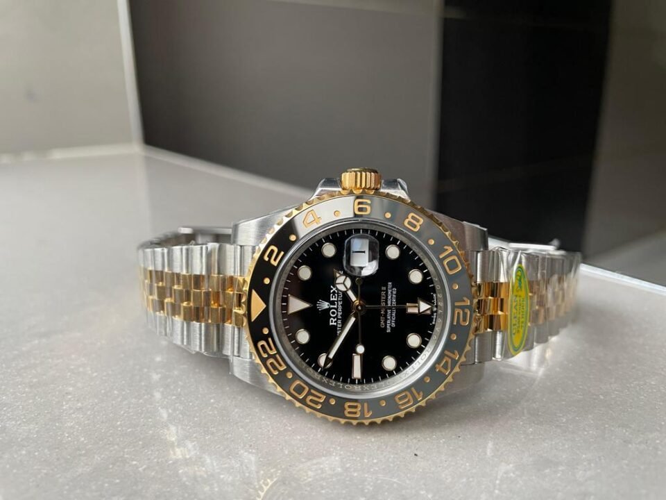 Clean GMT-Master II 126713 ZOMBIE 904L YG/SS Black Dial Dots on YG/SS Jubilee Bracelet DD3285 CHS - Image 6