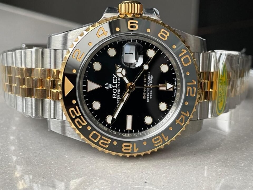 Clean GMT-Master II 126713 ZOMBIE 904L YG/SS Black Dial Dots on YG/SS Jubilee Bracelet DD3285 CHS - Image 5