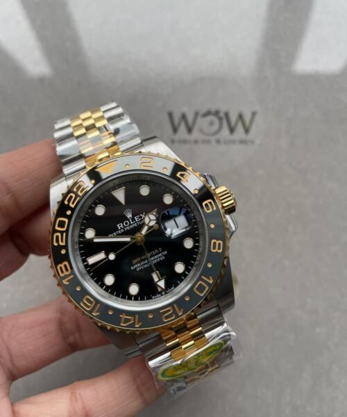 Clean GMT-Master II 126713 ZOMBIE 904L YG/SS Black Dial Dots on YG/SS Jubilee Bracelet DD3285 CHS