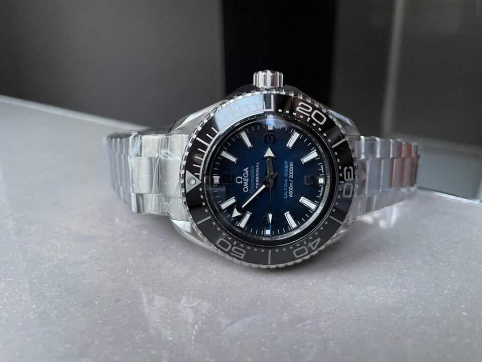 Seamaster 6000M Ultra Deep SS VSF 1:1 Best Edition Deep Blue Dial on SS Bracelet A8912 - Image 7