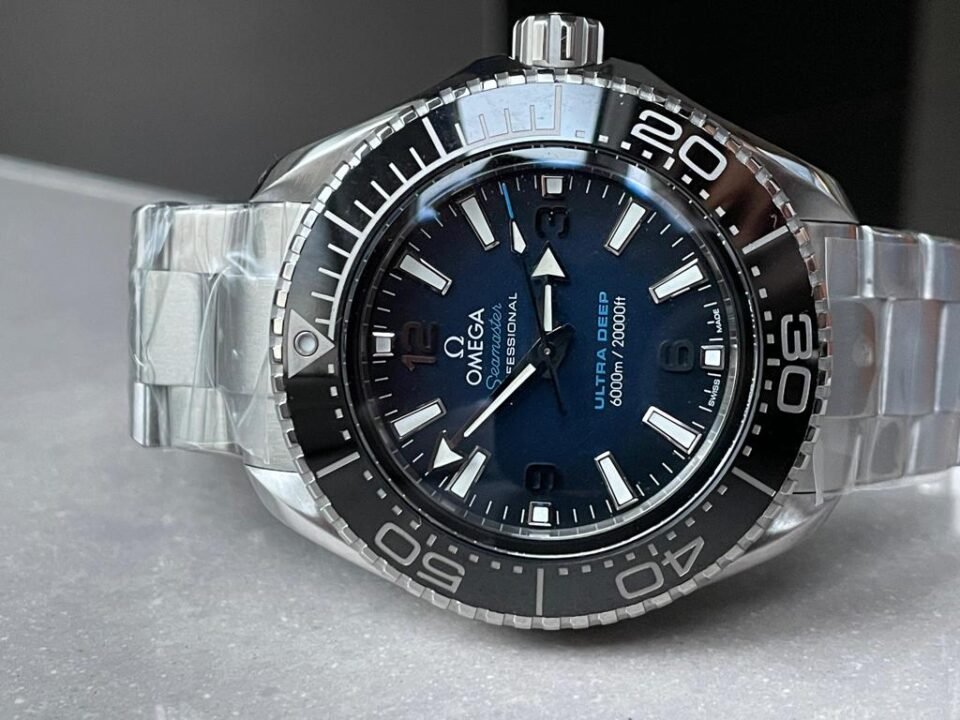 Seamaster 6000M Ultra Deep SS VSF 1:1 Best Edition Deep Blue Dial on SS Bracelet A8912 - Image 8