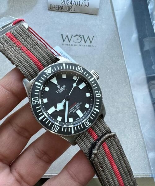 Pelagos M25717N-0001 Ti M+F FXD 1:1 Best Edition Black dial Black Ceramic Bezel on Nylon Strap Miyato 8N-24