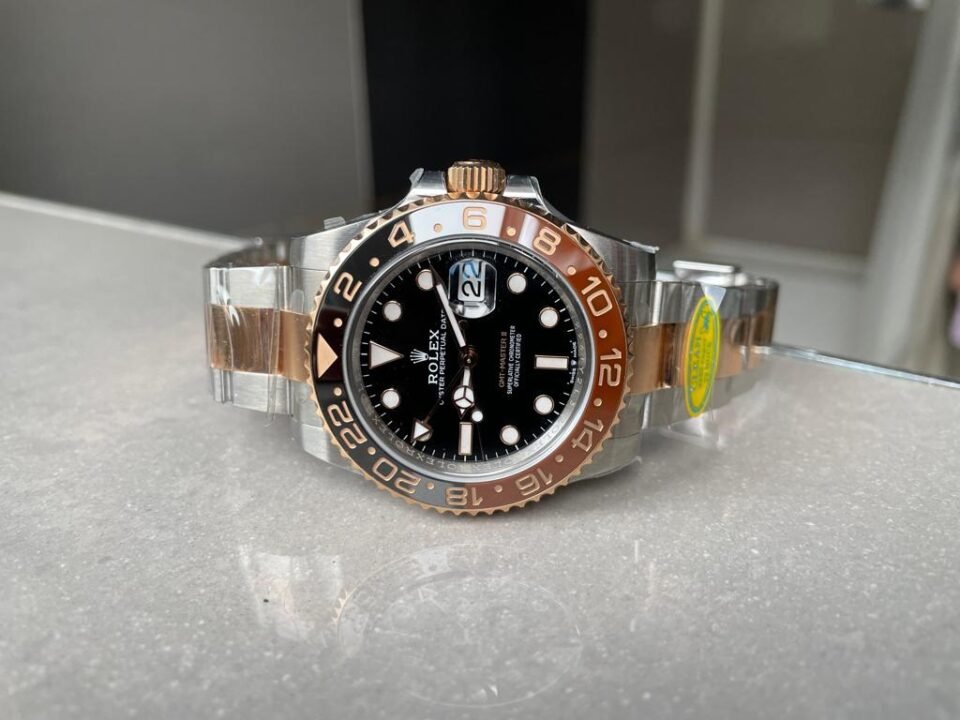 GMT-Master II 126711 CHNR Black/Brown Ceramic Rootbeer Clean Factory Best Edition on SS/RG Bracelet DD3285 CHS - Image 5