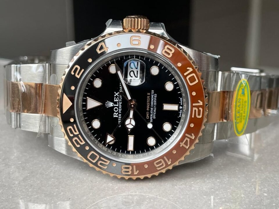GMT-Master II 126711 CHNR Black/Brown Ceramic Rootbeer Clean Factory Best Edition on SS/RG Bracelet DD3285 CHS - Image 7