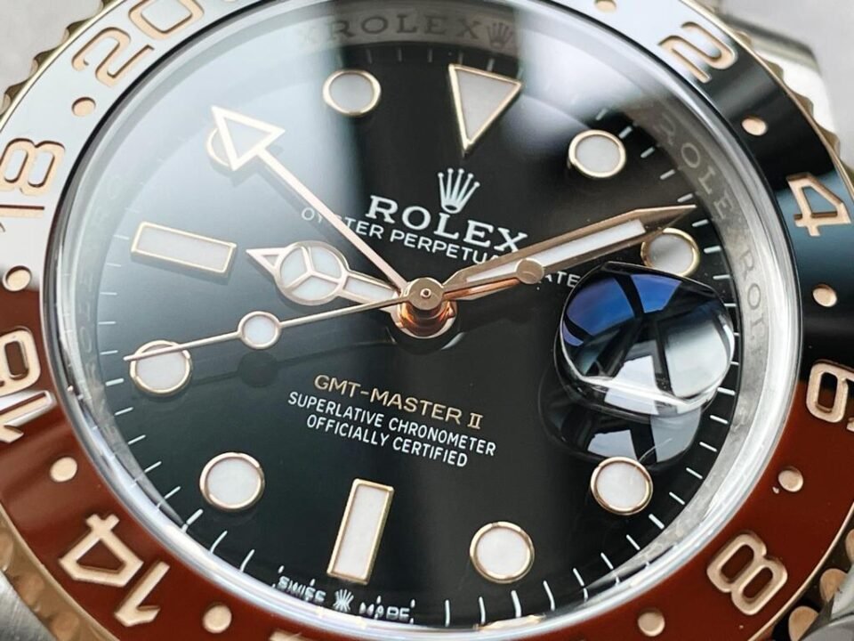 GMT-Master II 126711 CHNR Black/Brown Ceramic Rootbeer Clean Factory Best Edition on SS/RG Bracelet DD3285 CHS - Image 8