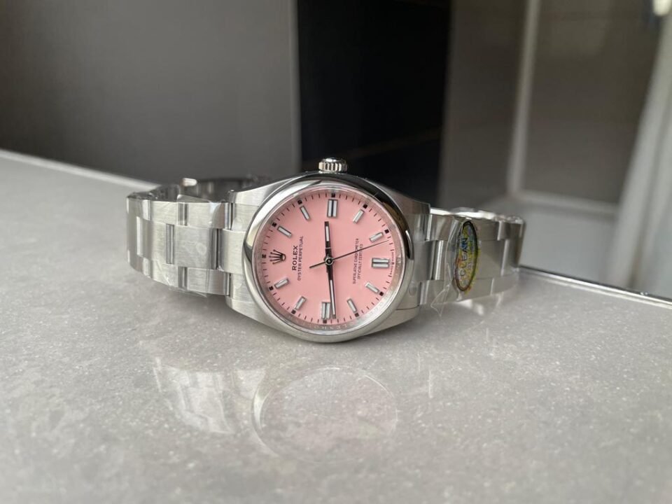 Oyster Perpetual 126000 36mm Clean 1:1 Best Edition 904L Steel Pink Dial VR3230 - Image 8