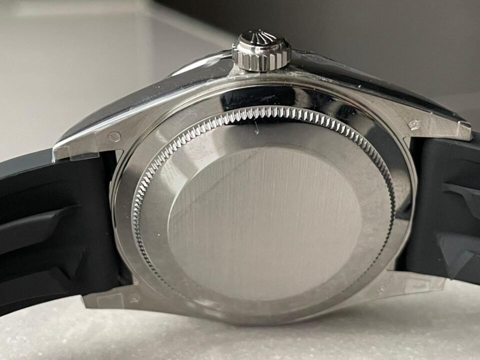 Sky-Dweller 326934 904L SS Noob 1:1 Best Edition White Dial on Black Rubber Strap Asian 23J to 9001 - Image 12