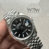 VSF Datejust 36 904L SS Fluted Bezel Black Dial on SS Jubilee Bracelet VS3235