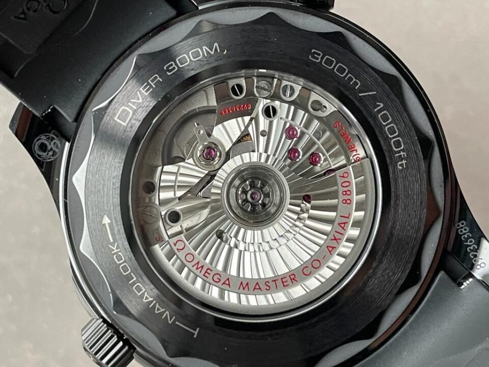 VSF Seamaster Diver Ghost 300m CER Black Dial Black Dots on Rubber Strap Asia 8806 - Image 13