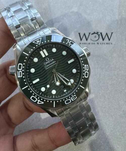 VSF Seamaster Diver 300M 1:1 Best Edition Green Ceramic Green Dial on SS Bracelet A8800