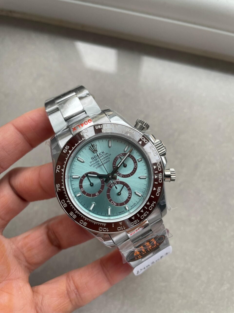QF 2023 Daytona 126506 QF 1:1 Best Edition 904L Steel Ice Blue Dial on SS Bracelet SA4131 tungsten steel