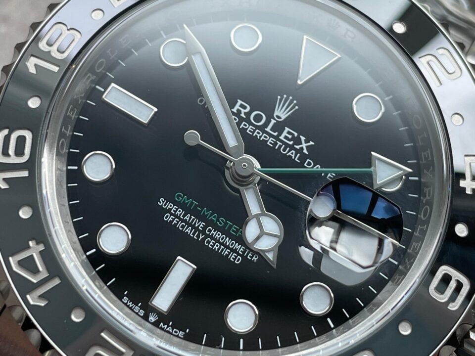 Clean GMT-Master II 126710 GRNR Bruce wayne Black/Gray Ceramic 904L Steel Clean 1:1 Best Edition on Oyster Strap DD3285 - Image 4