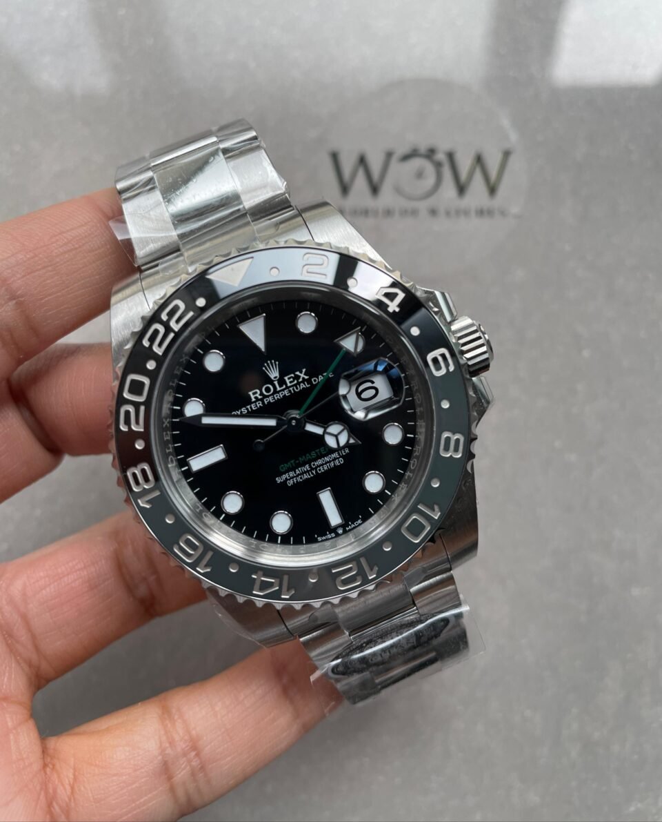 Clean GMT-Master II 126710 GRNR Bruce wayne Black/Gray Ceramic 904L Steel Clean 1:1 Best Edition on Oyster Strap DD3285 - Image 5