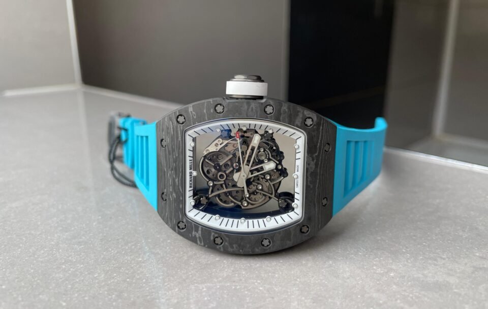RM055 NTPT ZF 1:1 Best Edition Blue Bezel Blue Crown on Rubber Strap RMUL2 - Image 6