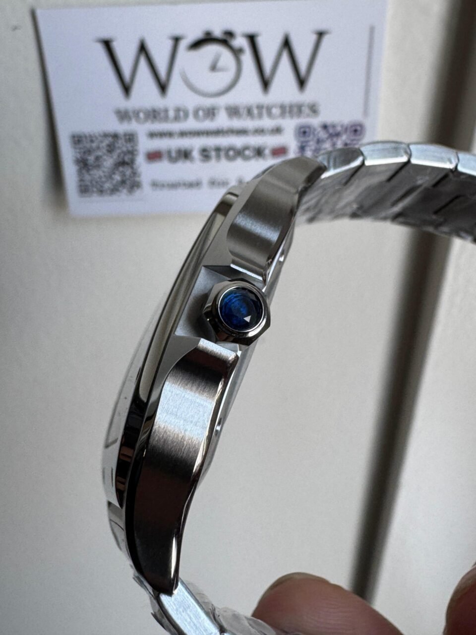 Santos de Cartier 40mm 2018 BVF 1:1 Best Edition White Dial on SS SmartLinks Bracelet MIYOTA 9015 - Image 4
