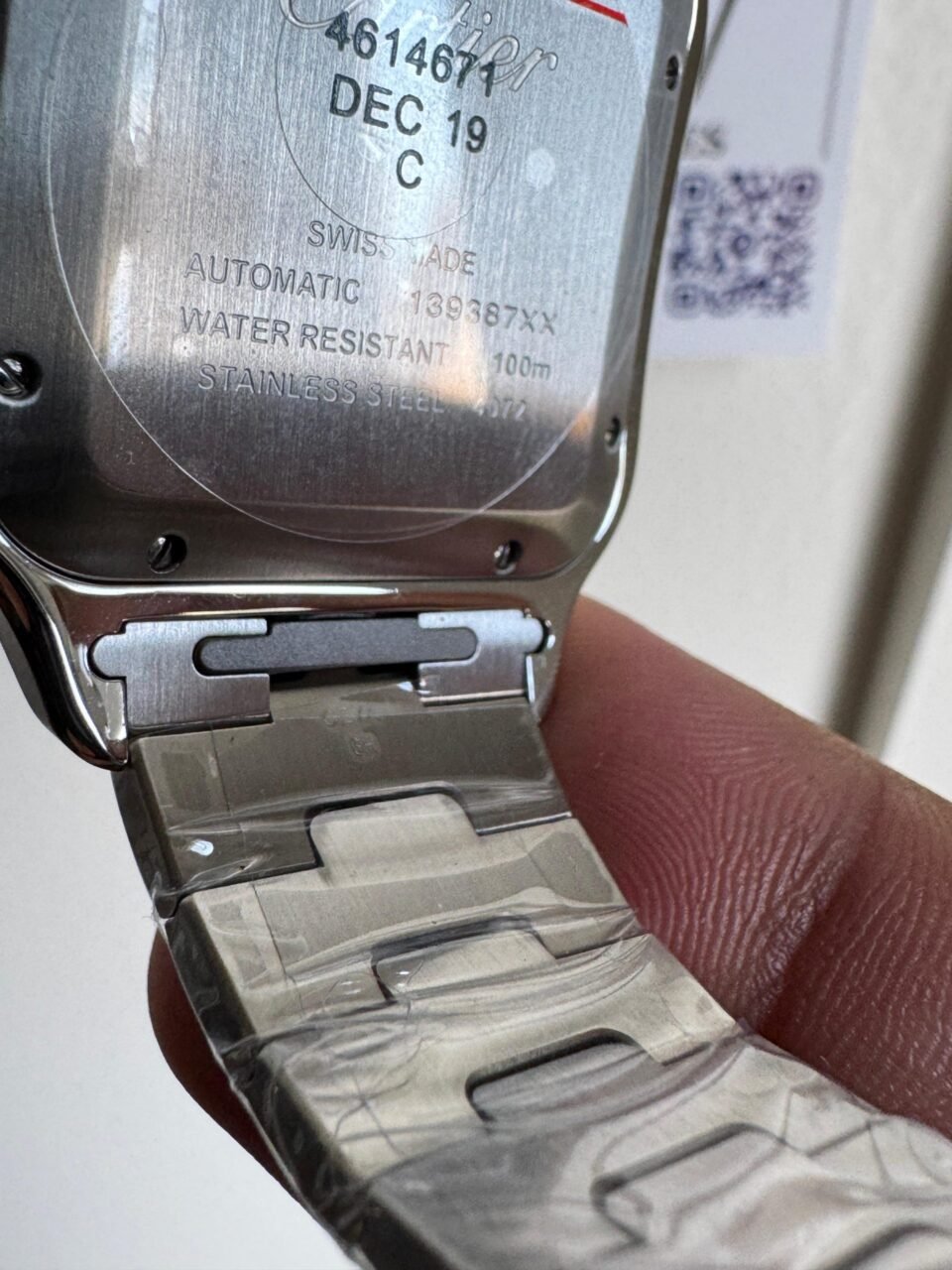 Santos de Cartier 40mm 2018 BVF 1:1 Best Edition White Dial on SS SmartLinks Bracelet MIYOTA 9015 - Image 7