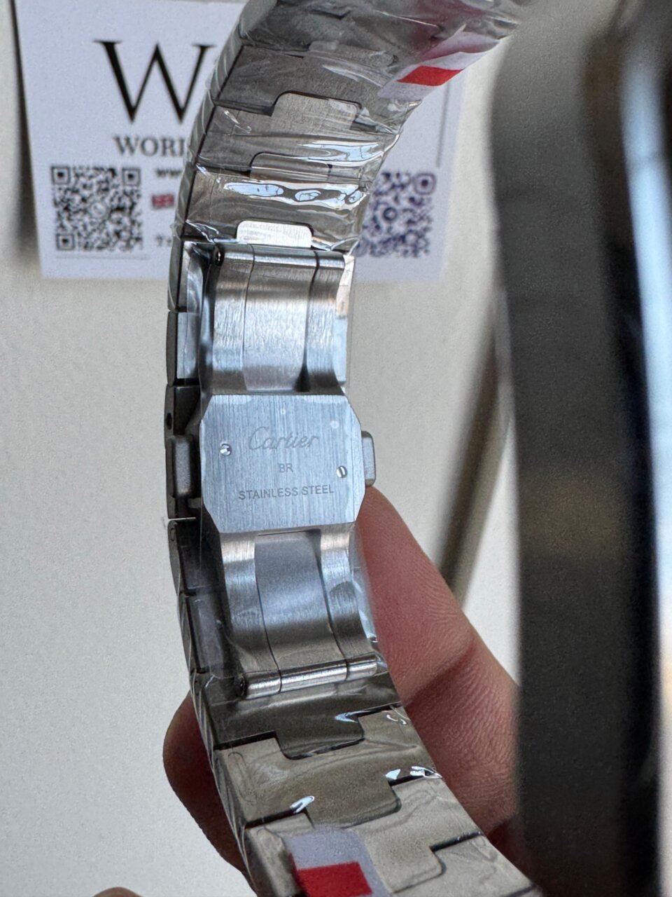 Santos de Cartier 40mm 2018 BVF 1:1 Best Edition White Dial on SS SmartLinks Bracelet MIYOTA 9015 - Image 9