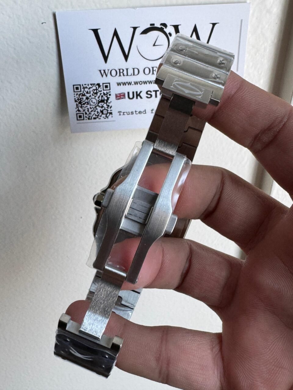 Santos de Cartier 40mm 2018 BVF 1:1 Best Edition White Dial on SS SmartLinks Bracelet MIYOTA 9015 - Image 8