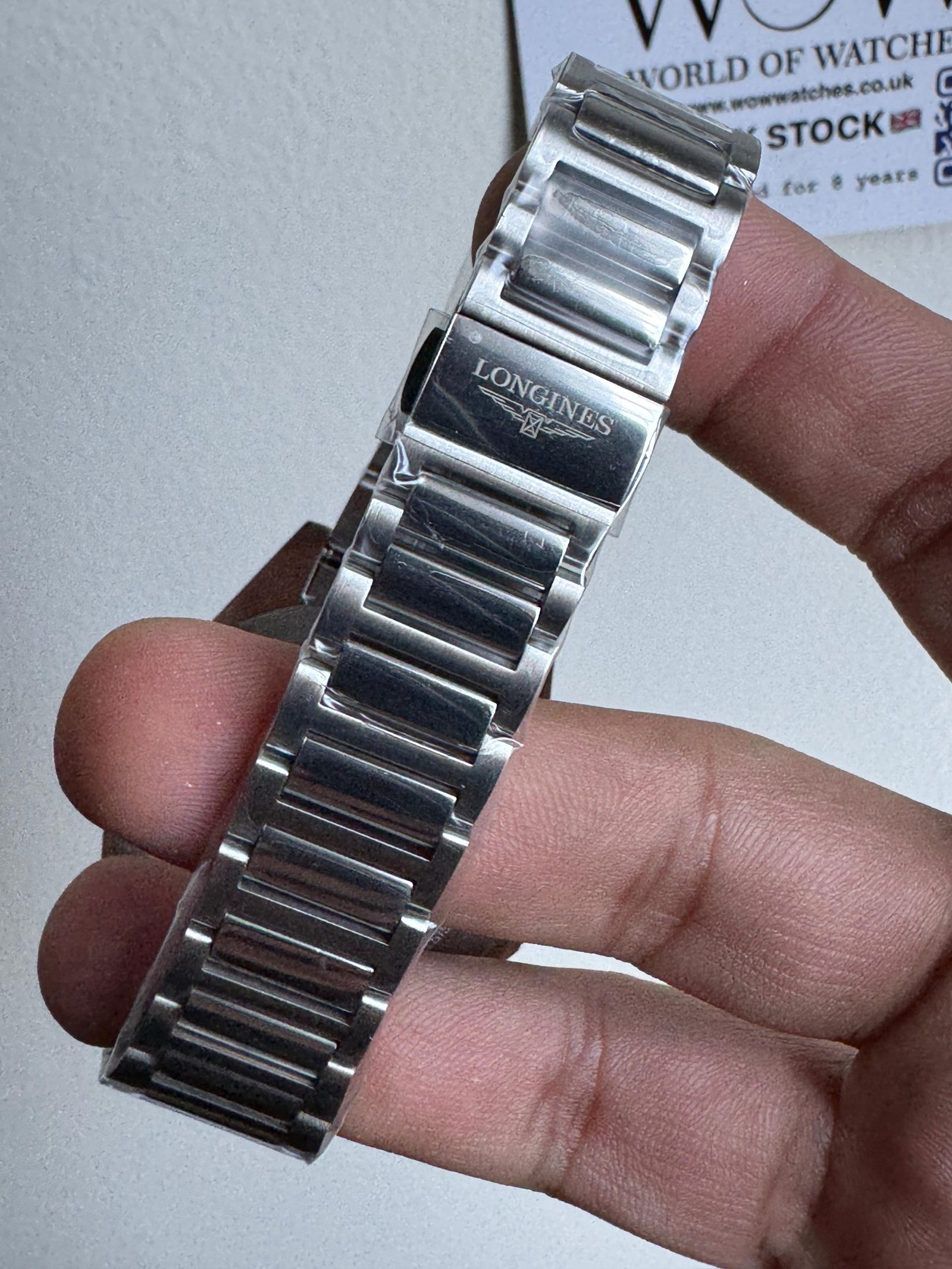 L Conquest 2023 L3.830.4.02.6 OGF blue dial SS bezel SS strap Automatic Sw200 - Image 9