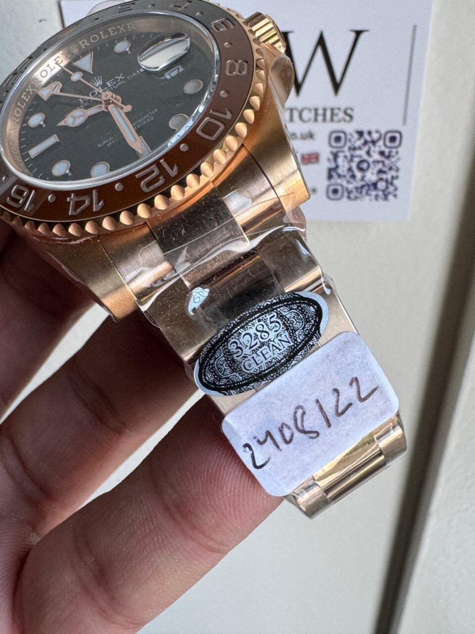 GMT-Master II 126711 CHNR Black/Brown Ceramic Everrose Clean Factory Best Edition on SS/RG Bracelet DD3285 CHS - Image 2