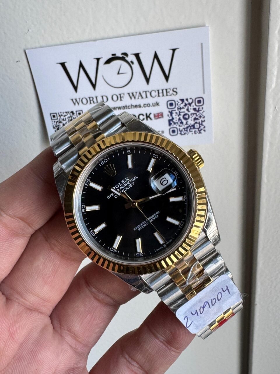 Datejust 41 904L YG/SS Black Dial Sticks on bimetal YG/SS Jubilee Bracelet VSF VS3235 - Image 2