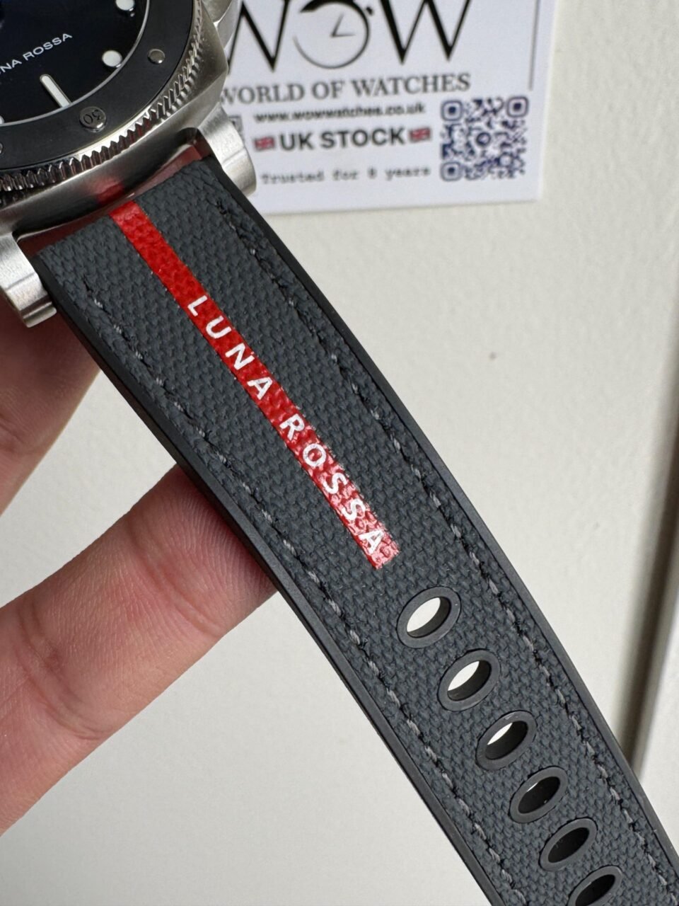 PAM1565 Submersible Luna Rossa 42mm VSF 1:1 Best Edition on Gray Nylon Strap P900 - Image 9