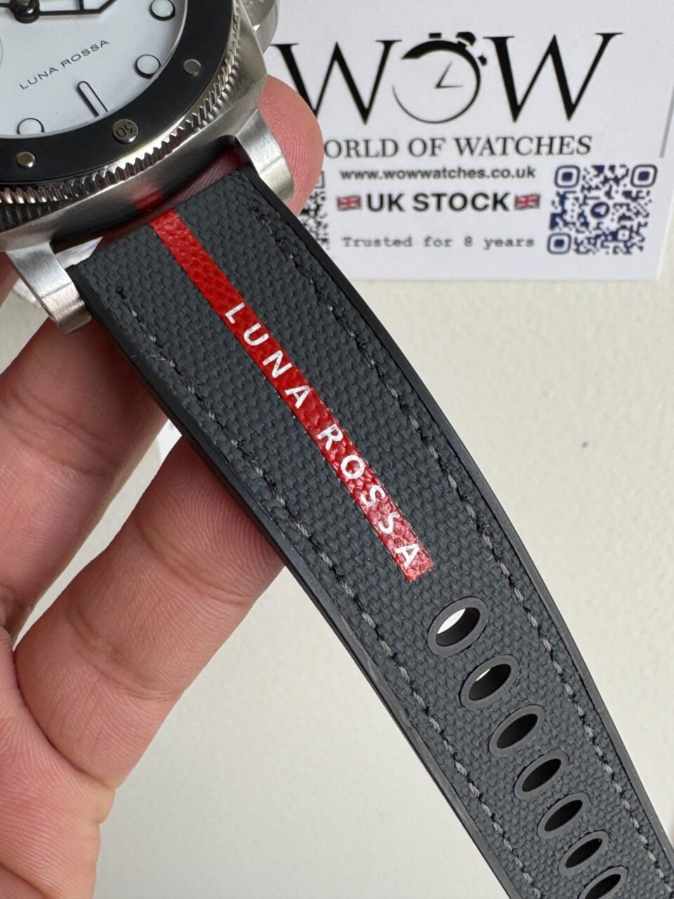 PAM1579 Submersible Luna Rossa 42mm VSF 1:1 Best Edition on Gray Nylon Strap P900 - Image 7