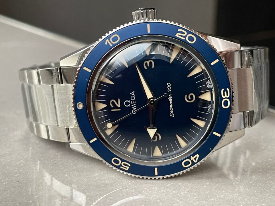 Seamaster 300 Heritage VSF 1:1 Best Edition Blue Dial on SS Bracelet A8912 - Image 4