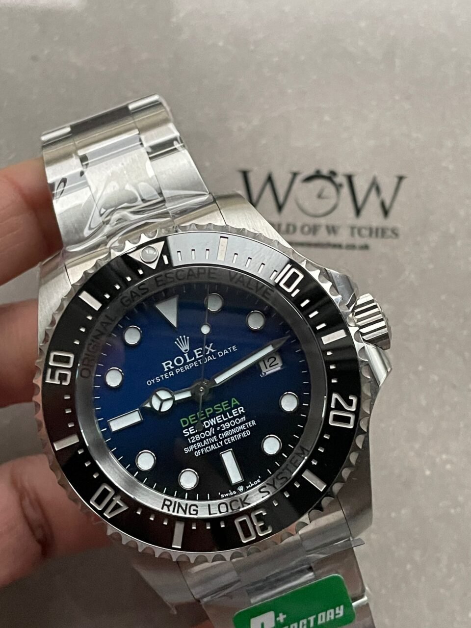 Sea-Dweller 126660 C+F Best Edition Blue Dial On SS Bracelet VR3235 - Image 2