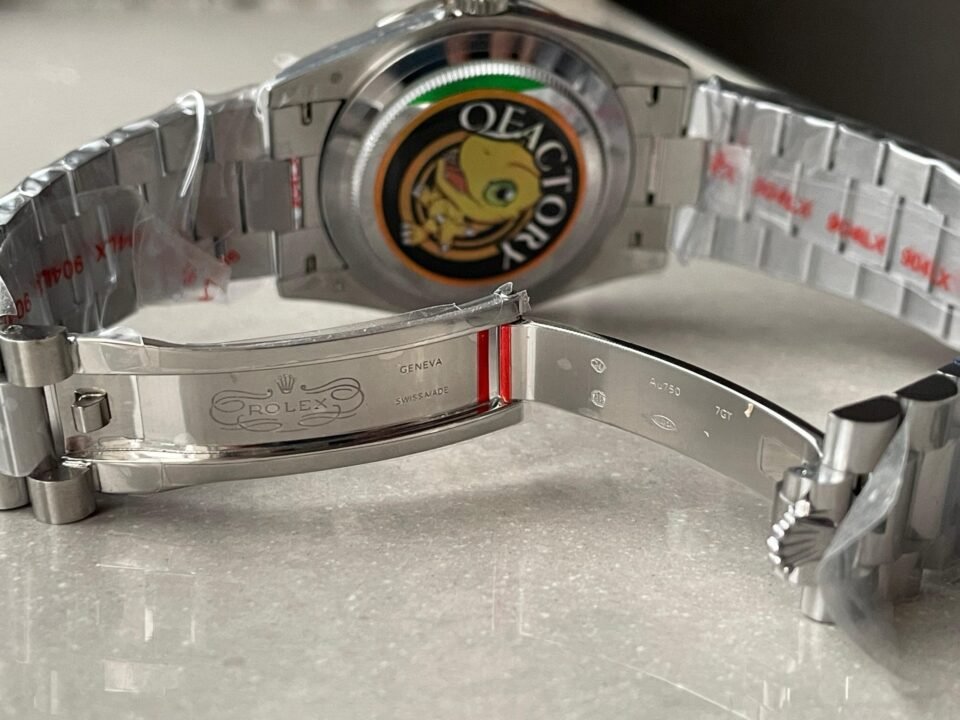 Day-Date 40mm 228349 SS Diam Bezel Meteorite Dial Diam on SS President Bracelet GSF A2836 Mod - Image 10