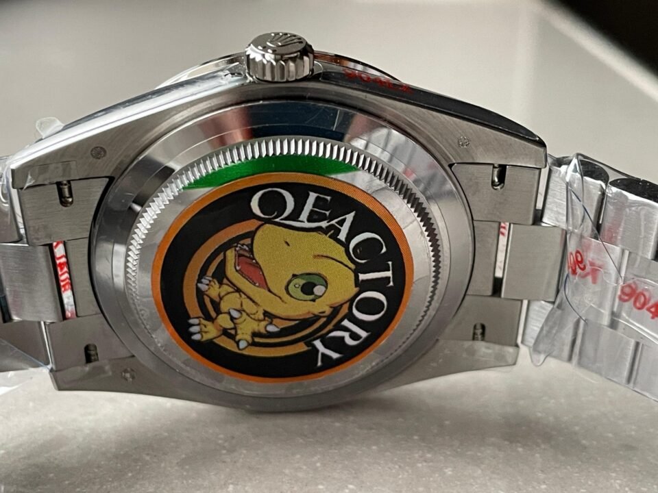 Day-Date 40mm 228349 SS Diam Bezel Meteorite Dial Diam on SS President Bracelet GSF A2836 Mod - Image 8