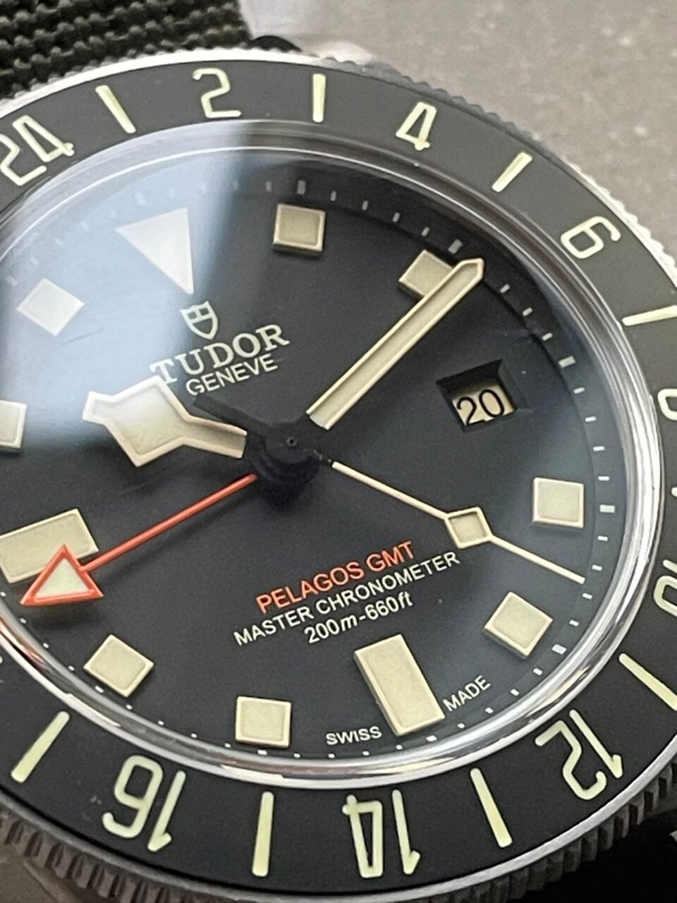 Pelagos M2542G247NU-0002 Ti M+F 1:1 V4 Best Edition Black dial Black Ceramic Bezel on Nylon Strap Miyota A2836 - Image 2