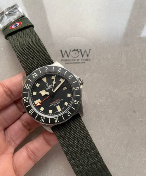 Pelagos M2542G247NU-0002 Ti M+F 1:1 V4 Best Edition Black dial Black Ceramic Bezel on Nylon Strap Miyota A2836