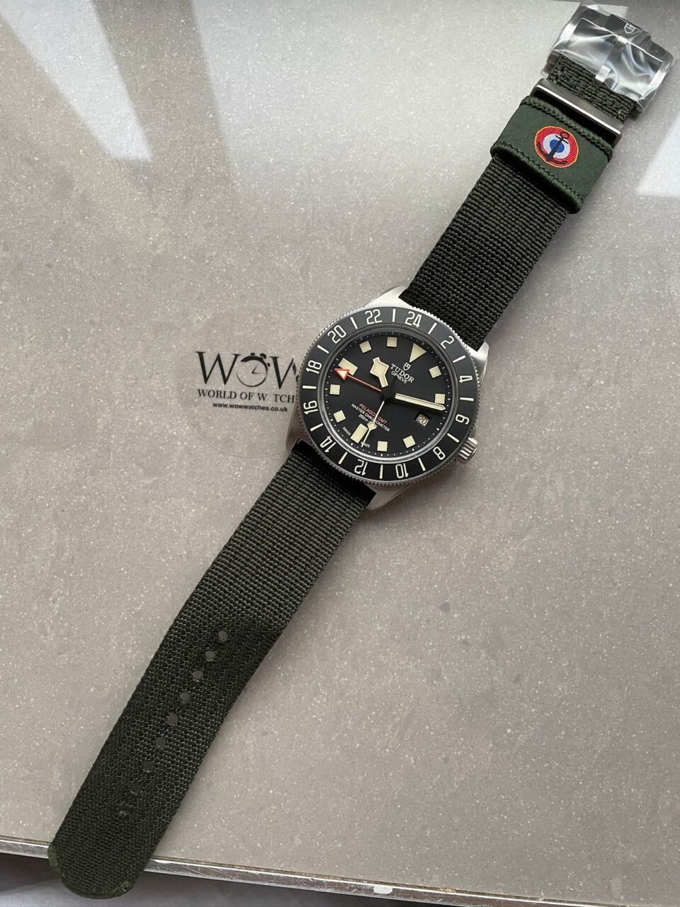 Pelagos M2542G247NU-0002 Ti M+F 1:1 V4 Best Edition Black dial Black Ceramic Bezel on Nylon Strap Miyota A2836 - Image 6