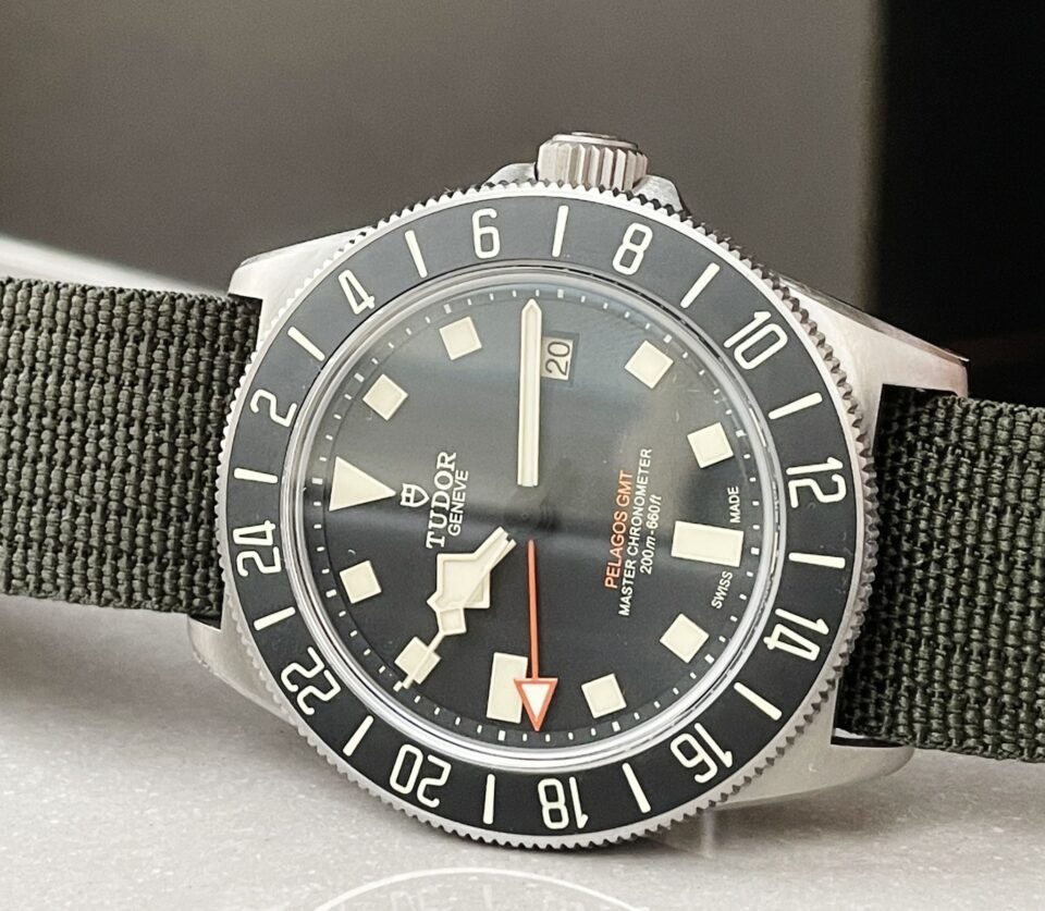 Pelagos M2542G247NU-0002 Ti M+F 1:1 V4 Best Edition Black dial Black Ceramic Bezel on Nylon Strap Miyota A2836 - Image 7