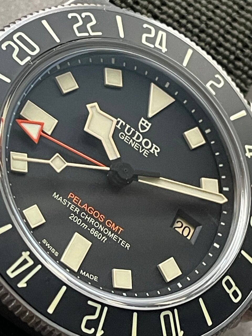 Pelagos M2542G247NU-0002 Ti M+F 1:1 V4 Best Edition Black dial Black Ceramic Bezel on Nylon Strap Miyota A2836 - Image 10