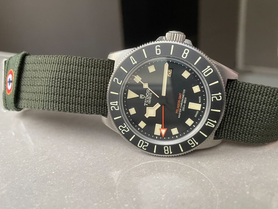Pelagos M2542G247NU-0002 Ti M+F 1:1 V4 Best Edition Black dial Black Ceramic Bezel on Nylon Strap Miyota A2836 - Image 5