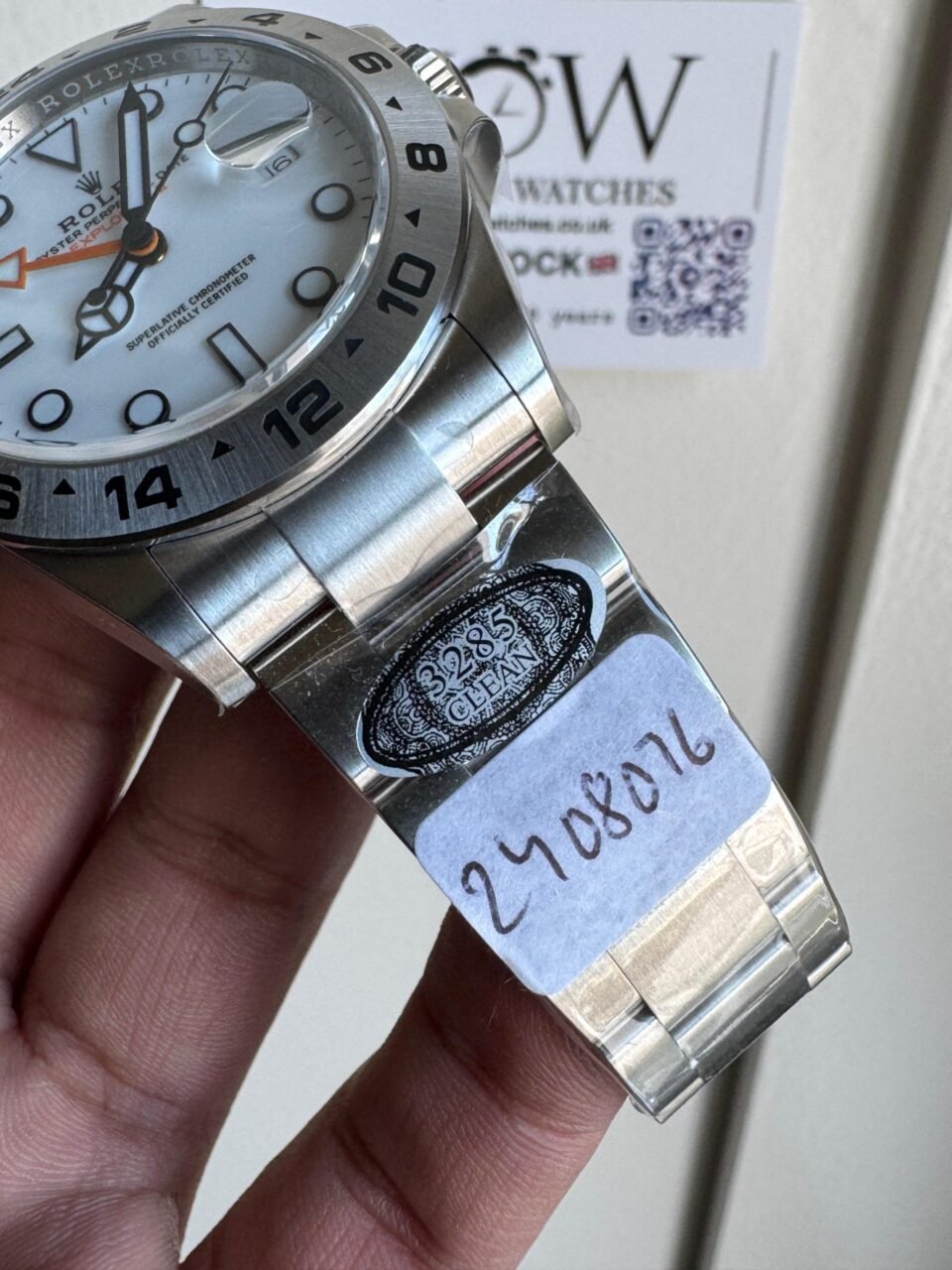 Explorer II 42mm 226570 904L SS Clean 1:1 Best Edition White Dial on Bracelet DD3285 CHS - Image 5