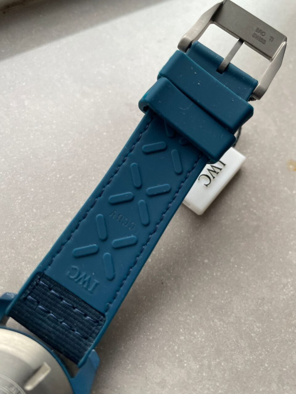 Pilot’s Watch ‘Laureus Sport for Good’ Blue Ceramic M+F Best Edition on Blue Nylon Strap A2892 - Image 12