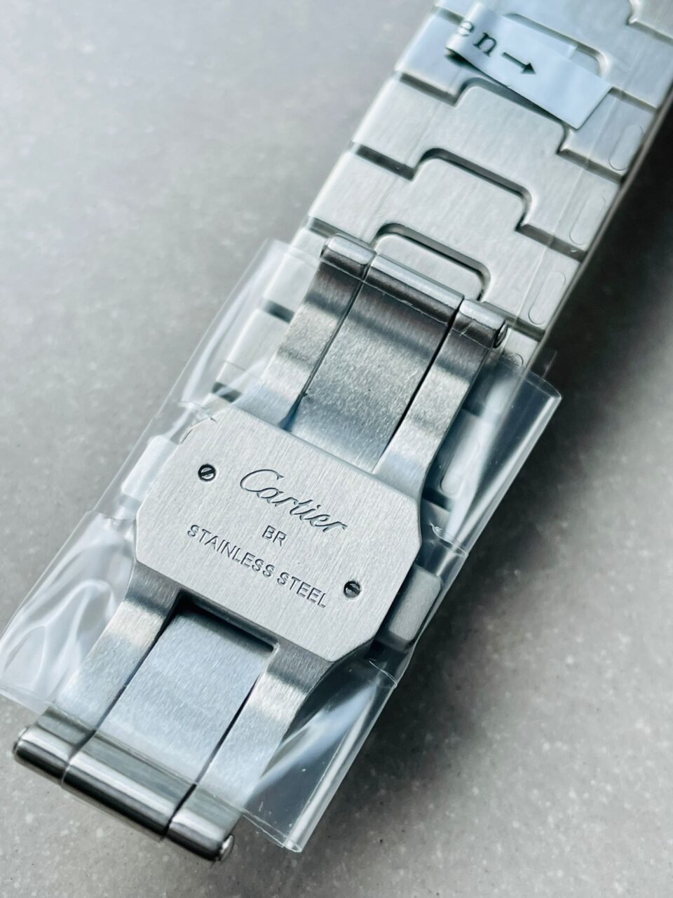 Santos skeleton SS TWF 40mm Best Edition Skeleton Dial on SS Bracelet Ronda Quartz - Image 16