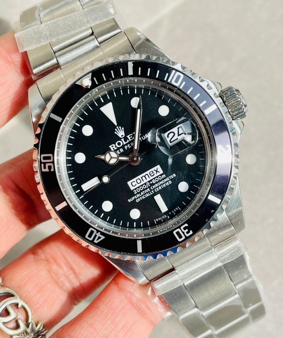 JK Factory COMEX Submariner Vintage RARE 2836 Movement black dial black bezel - Image 2