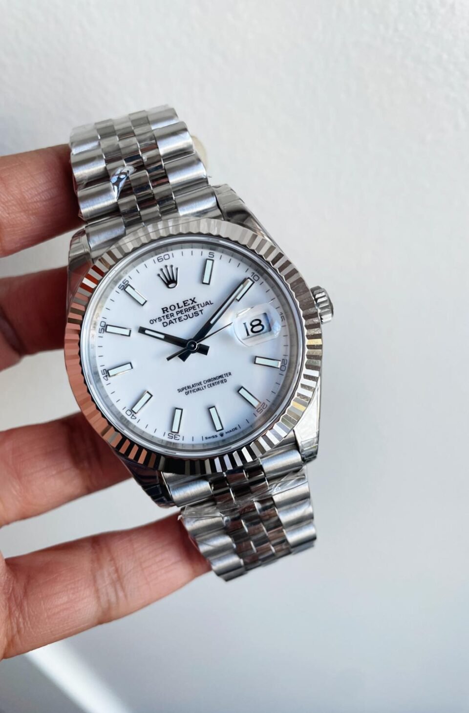 DateJust 41 SS VS Factory 1:1 Best Edition 904L Steel White Dial on SS Jubilee bracelet - Image 6