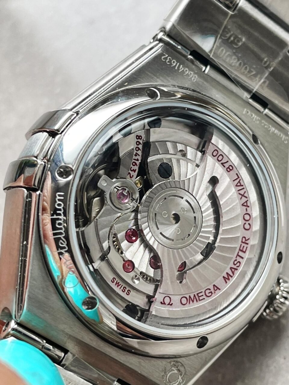 Constellation Co‑Axial Master 29 mm Silver dial White dial on Diamond bezel - Image 8
