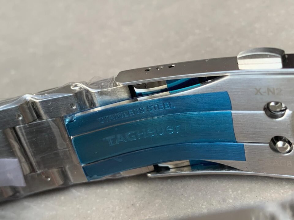 Aquaracer Calibre 5 SS 41mm OGF 1:1 Best Edition steel Bezel Green Dial on SS Bracelet SW200 - Image 9