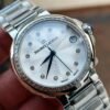 FIABA Date 36mm 1:1 Stainless steel case Diamond bezel on white dial